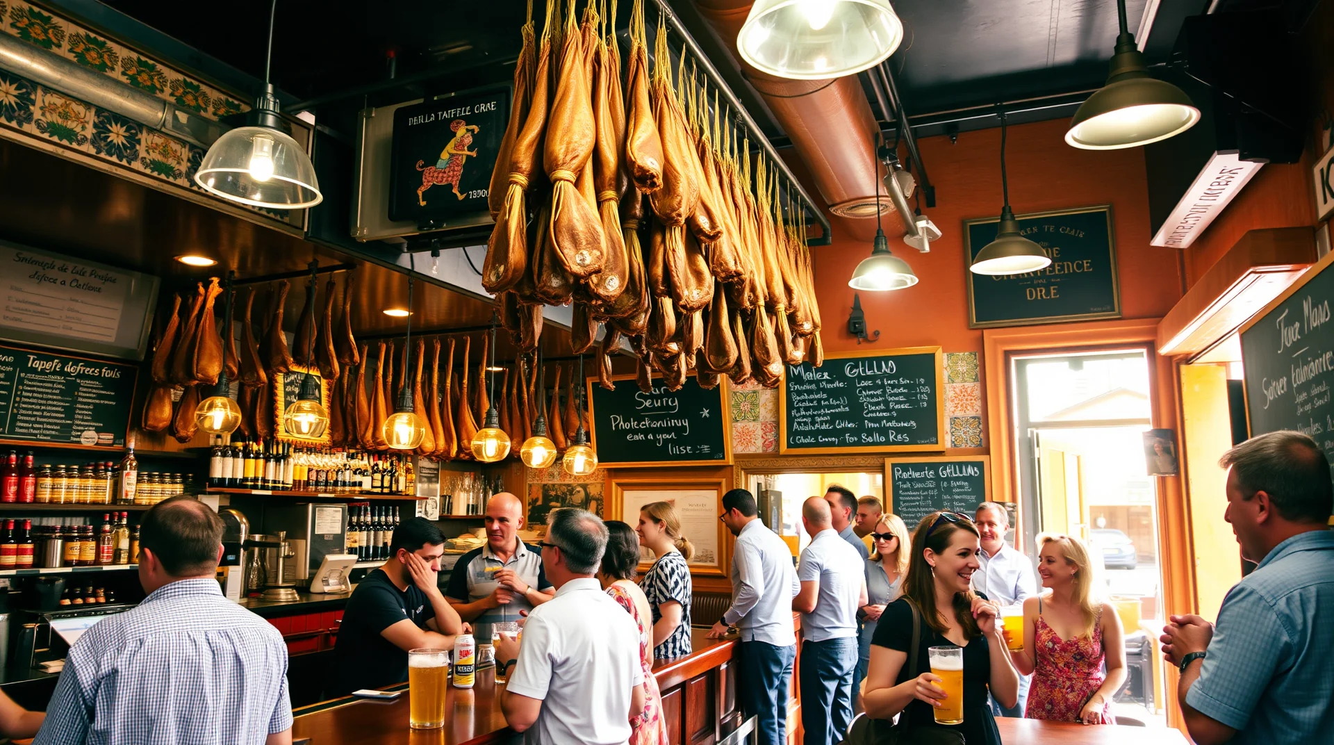 Interior de una cafetería